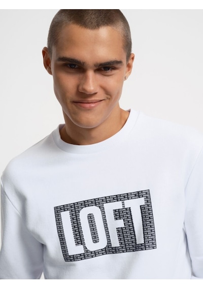 LOFT Regular Fit Erkek Sweatshirt Lf2031655 Q1.v1 Beyaz