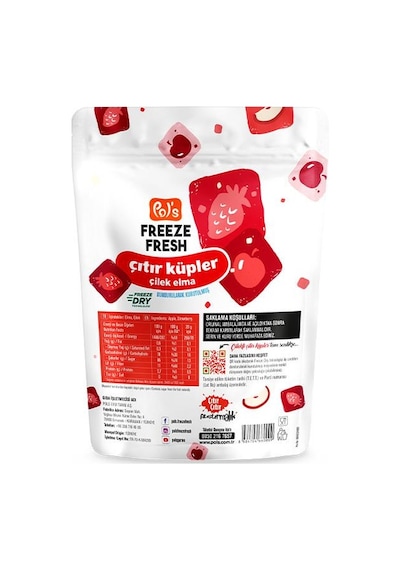 Pol's Freeze Fresh Dondurularak Kurutulmuş Çıtır Küpler 20 Gr 20 G