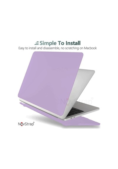 Novstrap Apple Uyumlu MacBook Pro 14 İnç M3 A2992 A2918 İle Kılıf Sert Polikarbon Mat Buzlu Kapak Karışık Çok Renkli