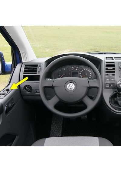 VW Transporter T5 2004-2010 Dış Ayna Ayar Düğmesi Kolu 7E1959565A