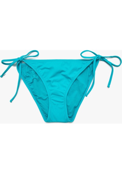 Koton Beli Bağlamalı Bikini Altı Turkuaz 0yak88501gm Turkuaz