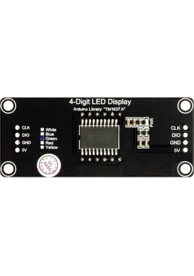 Tm1637 4 Digit Led Display Saat Modülü - Yeşil