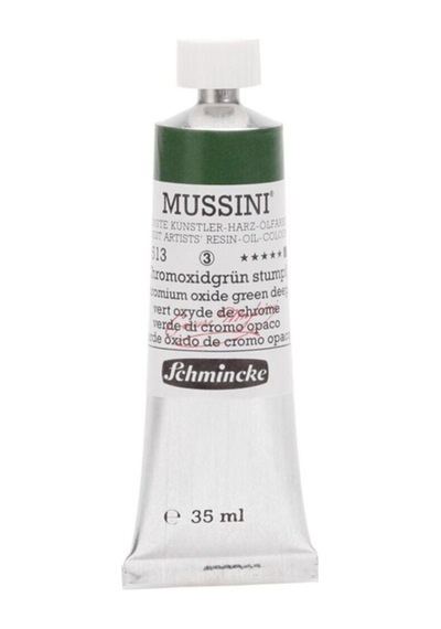 Schmincke Mussini Artist Yağlı Boya 35 ML Seri 3 513 Chromium Oxide Green Deep