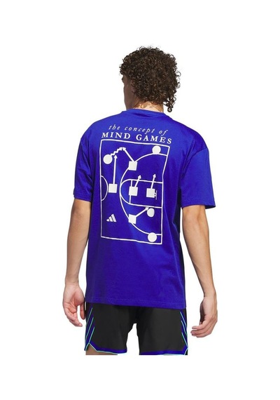 Adidas Erkek Mavi Graphıc Tee Short Sleeve Adı Bb Gfx Tee Jn7110 Mavi