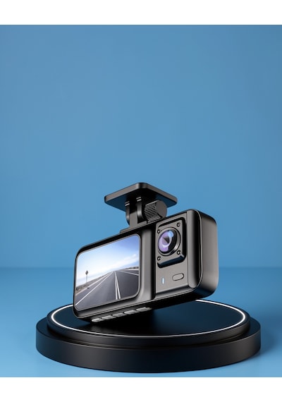 Araç Kamerası Full Hd 3 Kameralı 360 Gece Görüşlü Wifi