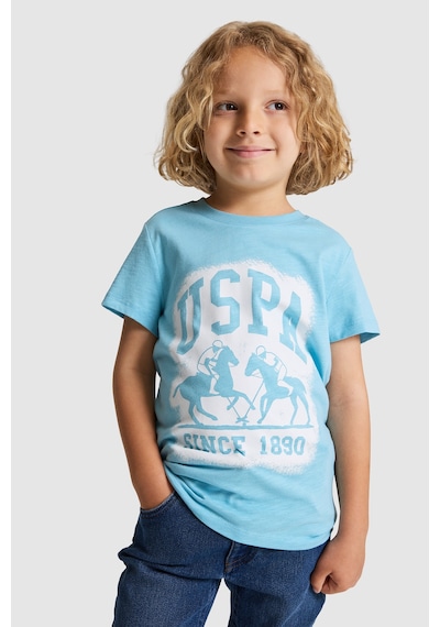 U.S. Polo Assn. Erkek Çocuk Aqua Tişört 50327044-vr007