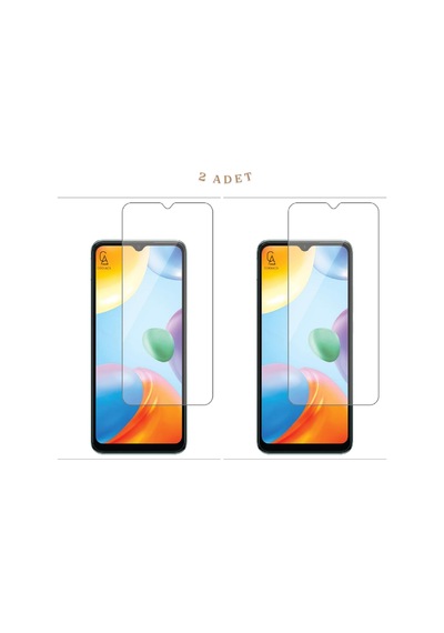 Xiaomi Redmi 10c Ile Uyumlu Ekran Koruyucu Şeffaf Temperli Kırılmaz Cam Ekran Koruyucu 2 Adet