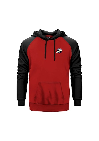 Utan Jazz Logo Kırmızı Renk Reglan Kol Sweatshirt Kırmızı