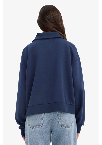 Defacto Oversize Geniş Kalıp Yarım Fermuarlı Baskılı Kalın Sweatshirt G7217ax25cwnv1 Lacivert-nv1 Defacto Oversize Geniş Kalıp Yarım Fermuarlı Baskılı Kalın Sweatshirt G7217ax25cwnv1 Lacivert-nv1