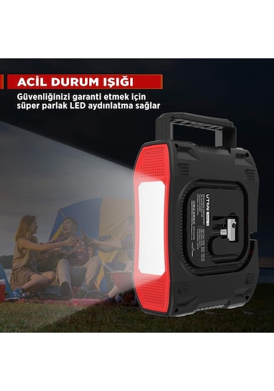 Utrai Jstar 5 24000 mAh 2000A Jump Starter + Lastik Şişirme Pompası Taşınabilir Akü Takviye Cihazı Seti