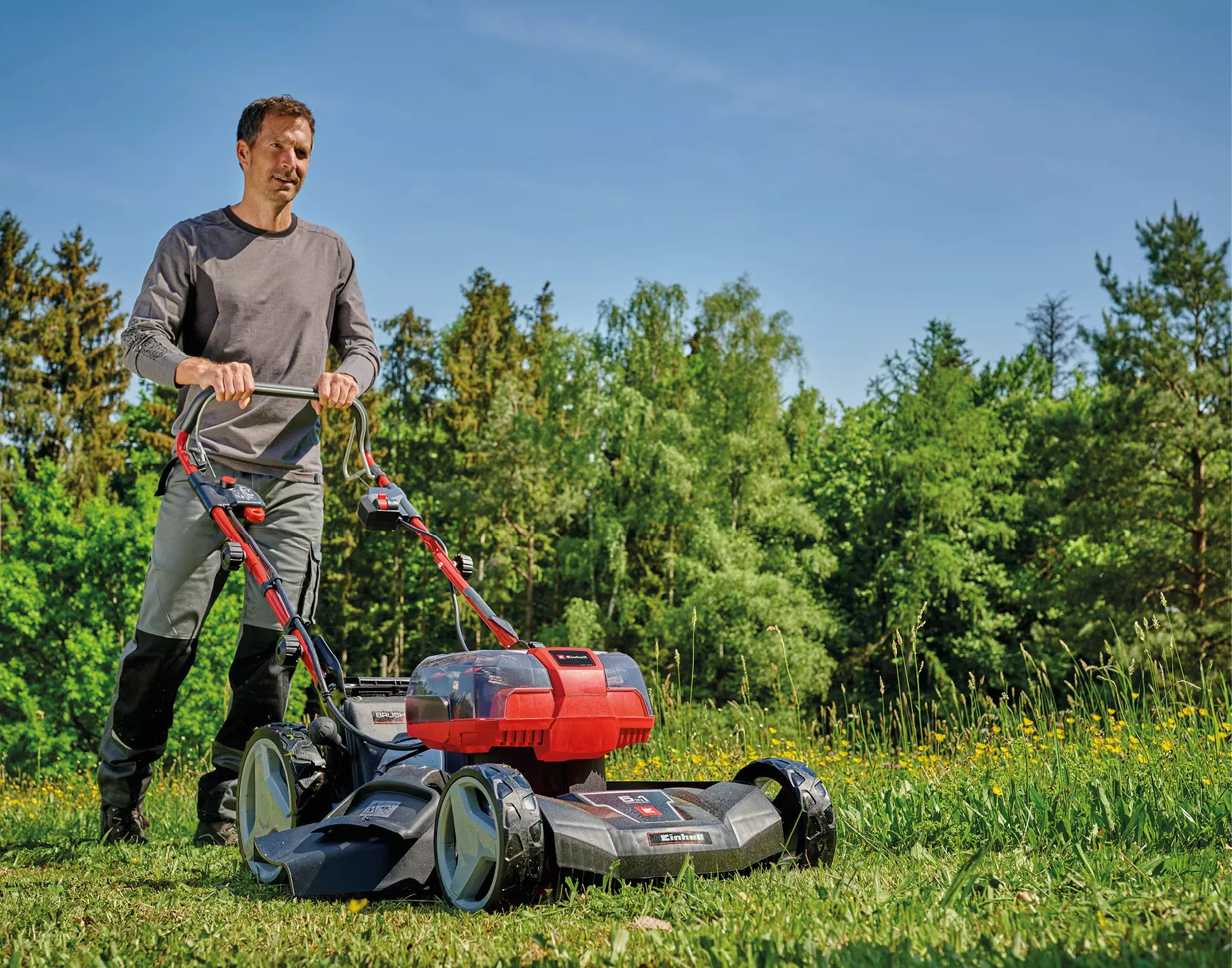 Einhell Professional GP-CLM 47 S HW Li 4x5.2AH Akülü Çim Biçme Makinesi - 3413300