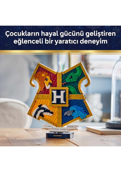 LEGO® Harry Potter™ Hogwarts™ Bina Arması 76462 - 12 Yaş ve Üzeri Çocuklar için Hayvanlar İçeren Oyuncak Yapım Seti (545 Parça)