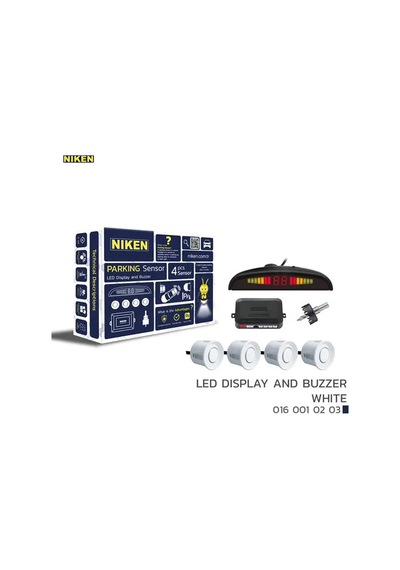 Park Sensörü Led Ekran Ses İkazlı Beyaz 22mm Nıken