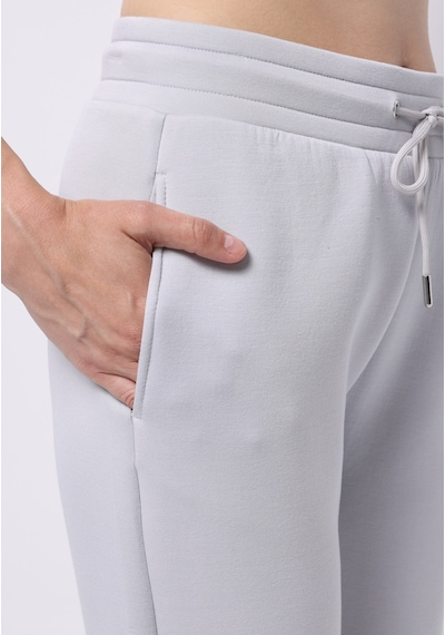 Colins Regular Fit Orta Bel Düz Kadın Gri Eşofman Altı Cl1075632 Q1.v1 Lgr Açık Gri