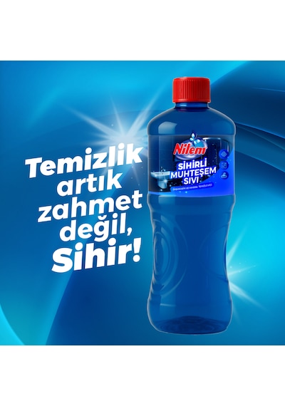 Nilem Duşakabin ve Fayans Temizleyici + Tül Parlatıcı ve Beyazlatıcı + Lok Bitkisel Çok Amaçlı Temizleyici 3 x 1 L