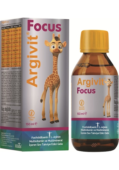 Focus Fosfotidilserin, L-arjinin, Multivitamin Ve Multimineral İçeren Şurup 3 Lü Paket 150 Ml