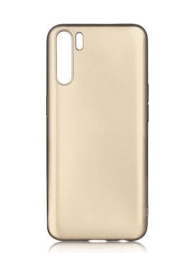 Oppo Reno 3 Kılıf Esnek Yapılı İnce Slim Silikon Kapak Ryc/premier Gold