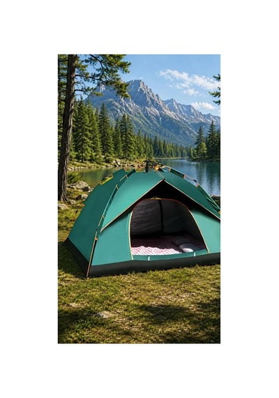 Seyoni Outdoor Ac6634 Otomatik Kamp Çadırı, 2 Kişilik, 200x150x120 Cm, Yaz, Su Geçirmez Genel
