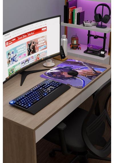 Candace Genshin Impact Anime Gacha V2 - 48x40 Xl Gaming Mouse Pad Fare Altlığı