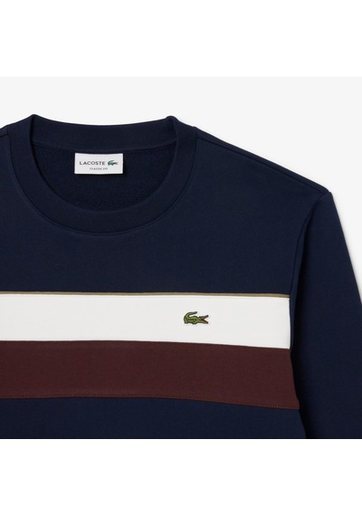 Lacoste Sh5498 Erkek Sweatshirt Lacivert