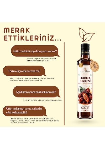 Bala Hatun Hurma Sirkesi 500ml