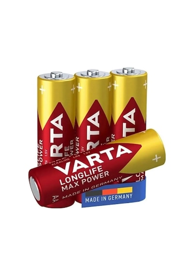Varta Longlife Max Power Aa Alkalin Kalem Pil, Lr6, 1,5v, 4'lü