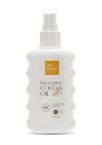 Tanning Cocoa Oil Long-lasting Spray Form 200 Ml
