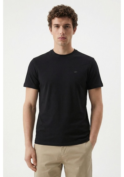 Loft Lf2042275 Erkek Kısa Kol T-shirt Siyah