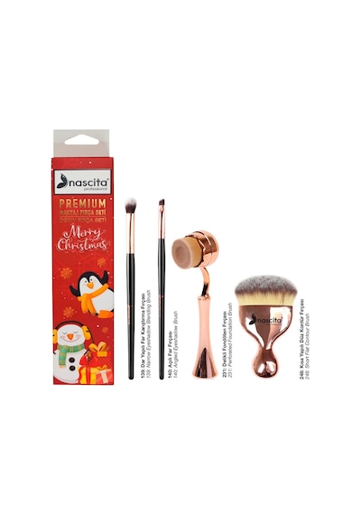 Nascita Premium Christmas Makyaj Fırça Seti - 04