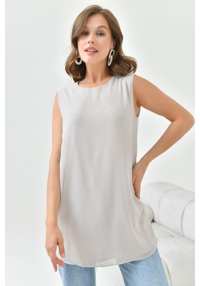 Ftz Women Kadın Kısa Tunik Beige 30836-beige Bej