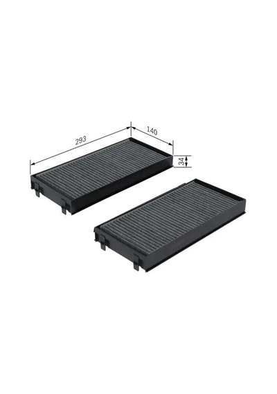 Bosch 1987432419 Polen Filtresi Karbonlu 64116945594 64119248294 64119248295