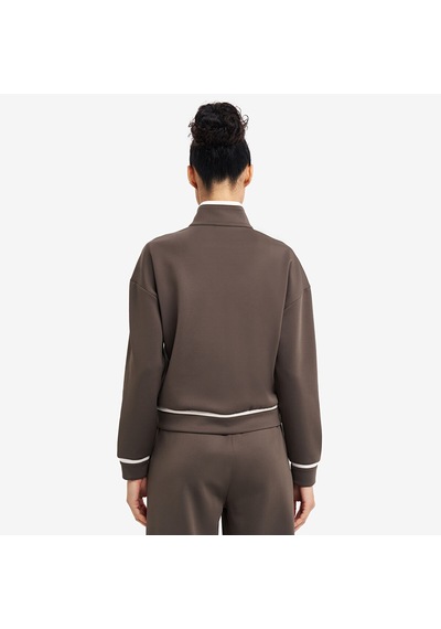 Lescon Haki Kadın Fermuarlı Sweatshirt 26n-2126