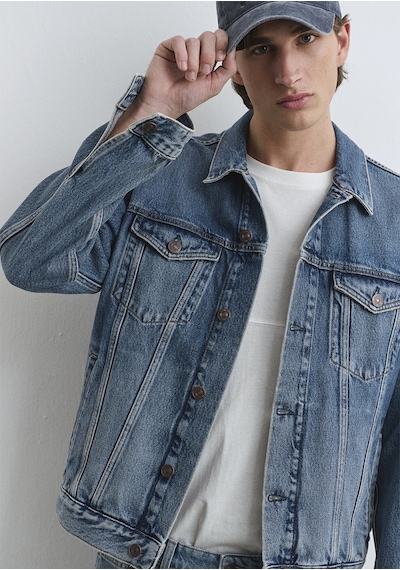 Mavi - Ray Classic Denim Vintage İndigo Mavisi Jean Ceket 0110273-89412 Mavi