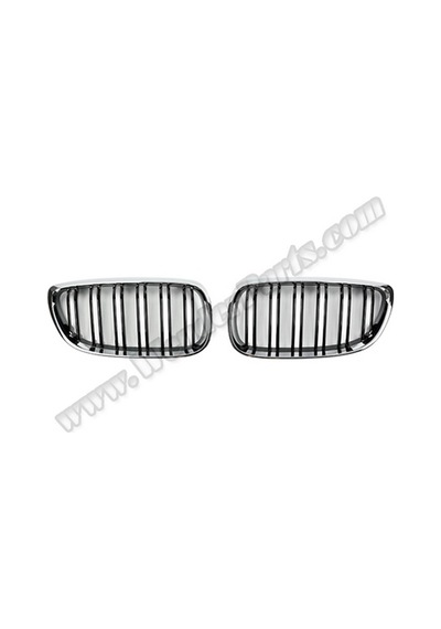 Bmw E60+lcı 2003-2009 Panjur Set Krom Siyah Çift Çıtalı 51712155447 Wender