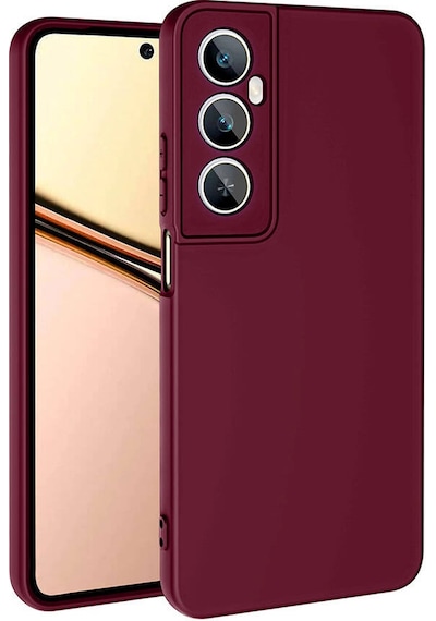 Realme C65 4g Uyumlu Kılıf Zore Mara Lansman Kapak-koyu Mor Koyu Mor