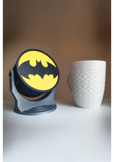 Batman Logolu Gece Lambası Çok Renkli