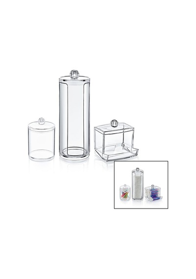 Lunaev Disk 3lü Makyaj Organizer Set 10 Parça