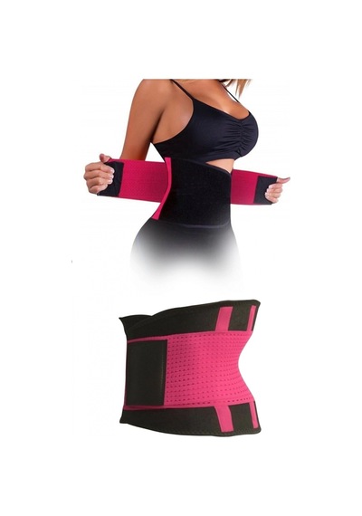 Hot Belt Termal Sauna Kemer Unisex Terletme Korsesi Pembe-siyah Çok Renkli
