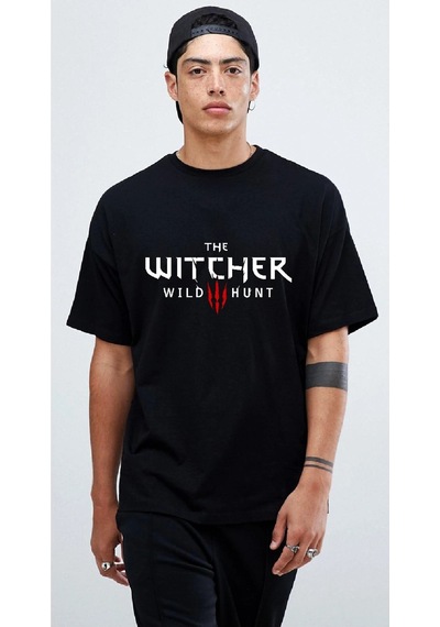 The Witcher Oversize T-shırt Siyah