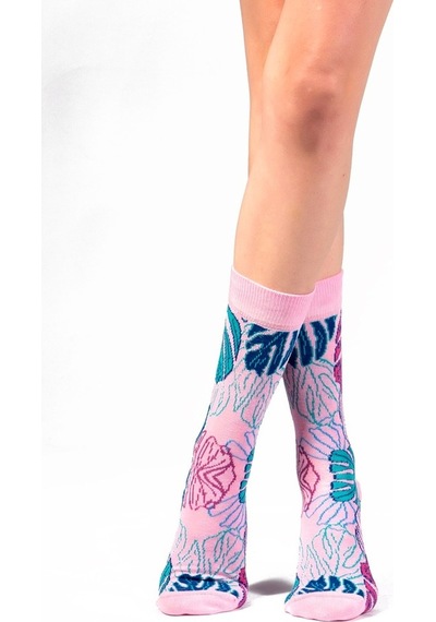Ozzy Socks Çiçek Desenli Çorap (407226950) Çok Renkli