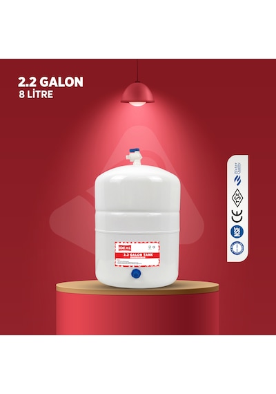 Su Arıtma Cihazı İçin Su Tankı Deposu 2.2 Galon 8 Litre Tank