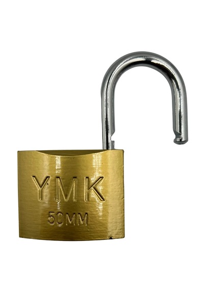 Sarı Asma Kilit 50 Mm 3 Anahtarlı Sarı Boyalı Sağlam Kilit Kod : Ymk-1250b