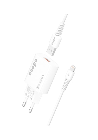 Onopo X8 18 W Lightning Usb 3.4 A Hızlı Şarj Cihazı