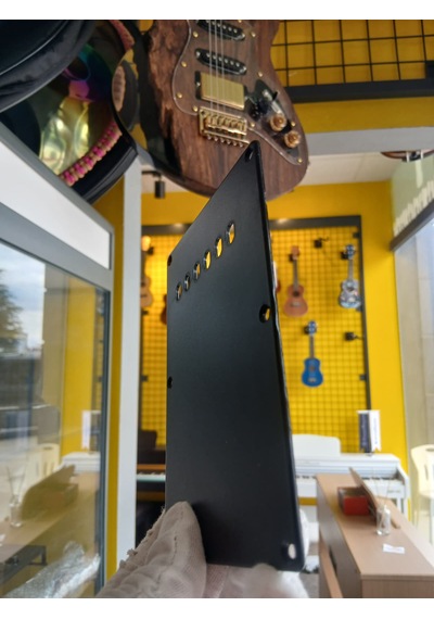 Elektro Gitar Stratocaster Tremolo Arka Yay Kapağı Siyah