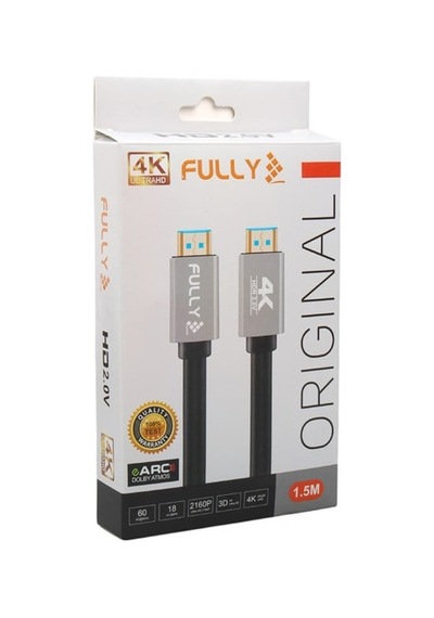 Fully G-507l 1.5 Metre 4k V2.0 Ultra Hd Alüminyum Başlıklı Hdmı Görüntü Kablosu 1,5 Metre