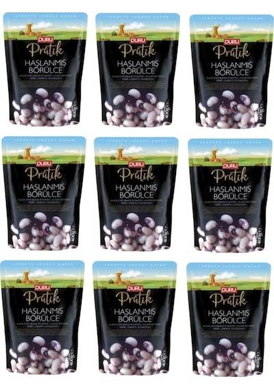 Pratik Haşlanmış Börülce 400 Gr X 9 Adet