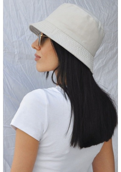 Eleven Markets Düz Siyah Kova Şapka Balıkçı Şapka Bucket Hat (546090007)