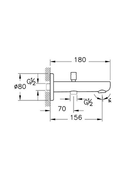 Artema Root Round Çıkış Ucu, El Duşu Çıkışlı, A43126