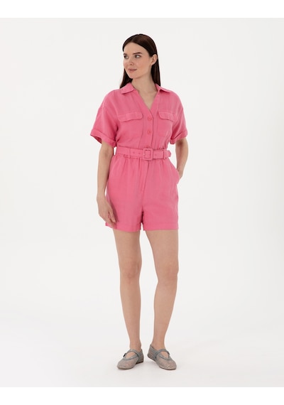 Pierre Cardin Kadın Pembe Tulum Dokuma 50301204-vr041 Pembe
