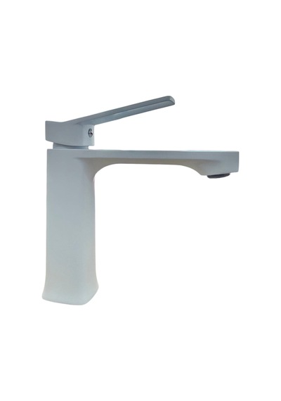 Luxury Faucet Lavabo Bataryası Beyaz Beyaz
